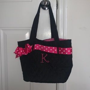 Koozme little black quilted purse